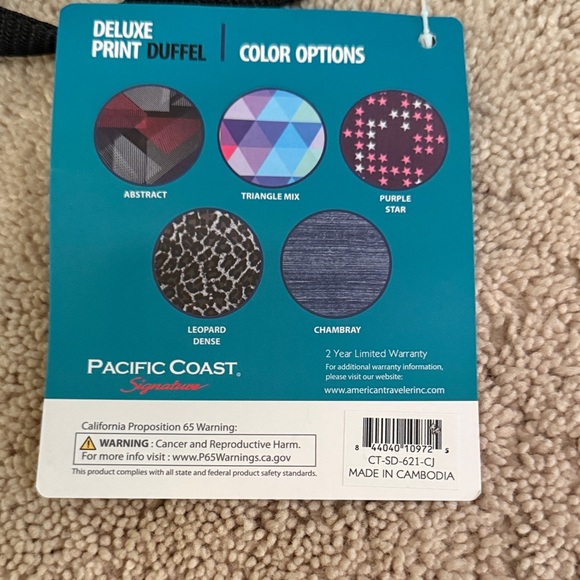 Gray Men's Duffel Bag - Everyday Travel & Gym Carry - Picture 3 of 11